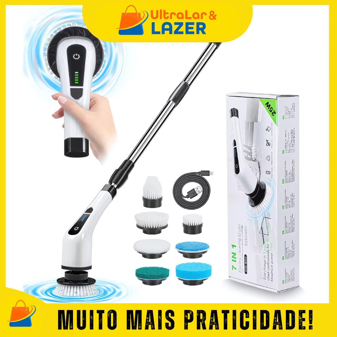 Escova Eletrica Ajustável Easy Clean