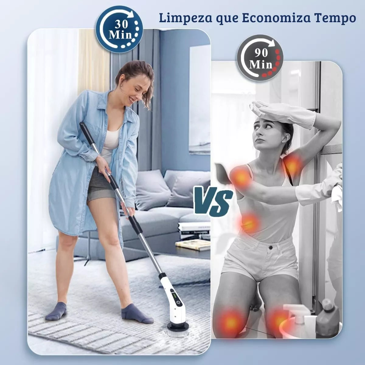 Escova Eletrica Ajustável Easy Clean