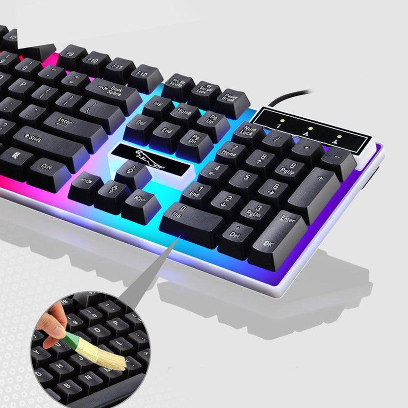 Teclado mecânico  rgb com fio - Asi Store