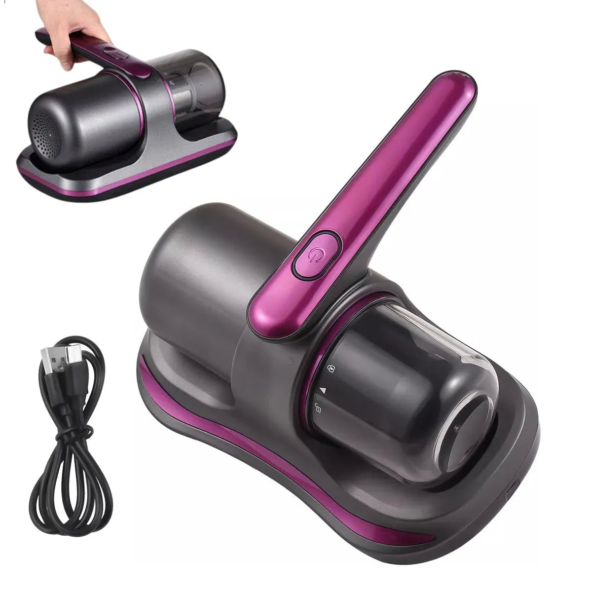 AspiradorWillMax - Elimina Ácaros, Bactérias e Fungos com Tecnologia de Esterilização Avançada!